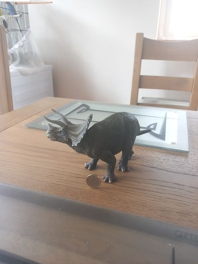 Papo Figurine of a Triceratops Dinosaur