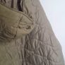 Khaki coloured onion quilted jacket Image 2