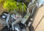 Folding Electric Golf Caddy/Trolley & Clubs & Accessories