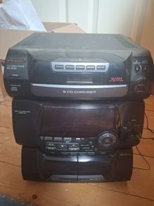 panasonic hifi 5 cd with remote