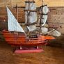 Vintage Mayflower Pilgrim Ship Model Image 2