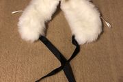 White neck decoration