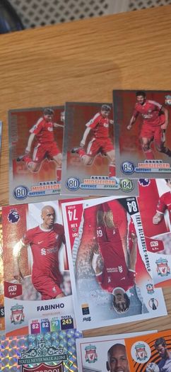 liverpool premier league football cards and stickers Salah Gerard