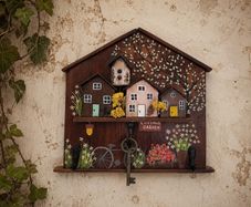 Handcrafted wooden key holder!