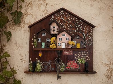 Handcrafted wooden key holder!