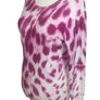 Gerard Pink & White Lightweight Long Sleeve Jumper Feather Print L Uk 14 Includes Post Image 2