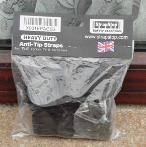 Anti-tip Straps (for Flatscreen Tv's Etc) New.