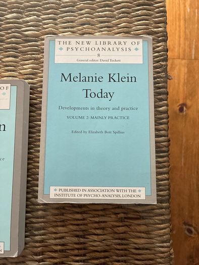 New Library of Psychoanalysis- Melanie Klein, 2 volumes