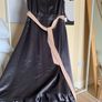Vera Wang Mocha Bridesmaid Dress with Belt Size 10-12 Image 6