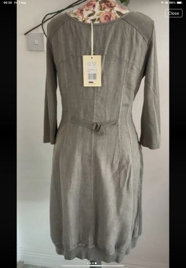 dress Bnwt 100% linen dress size 38 European brand simclan