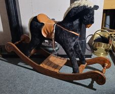 antique rocking horse
