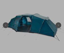 Arpenaz 8 person, 4 bedroom camping tent