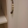 128mm Cream Crackle Bronze leg handles (70 available) Image 2