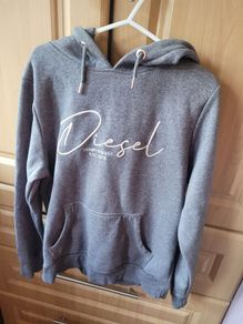 Ladies Grey Diesel Jumper