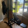 Multifunction power tower built in weight bench pull up and dip station Image 4