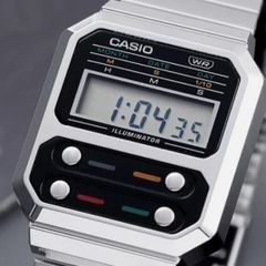 Casio A100WE-1AEF Vintage style watch