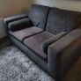2 seater grey sofa Image 2