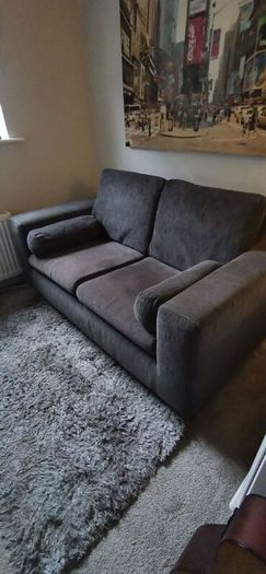 2 seater grey sofa