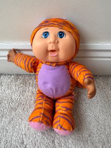 Cabbage Patch Kids Cuties Tiger Doll approx.25 cm. Used Please see photos