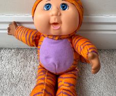 Cabbage Patch Kids Cuties Tiger Doll approx.25 cm. Used Please see photos