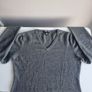 Grey Cashmere V-Neck, Size L Image 2