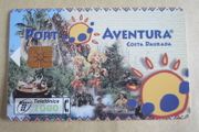 Retro Vintage Port Aventura Collectors Callcard
