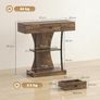 Industrial Console Table with Drawer Image 3