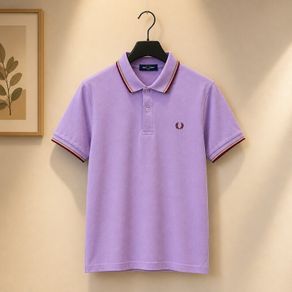 Fred Perry Polo Shirt Size Medium Twin Tipped