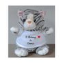 Personalised Cat Plush toy great gift present idea for kids or newborns Image 5