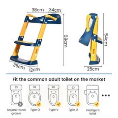 toilet trainer with steps