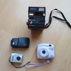 Photo camera lot: Olympus, Polaroid & Instax mini 11