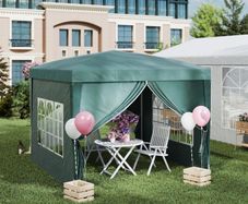 3x3m Pop Up Gazebo with Carry Bag and 4 sides