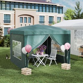 3x3m Pop Up Gazebo with Carry Bag and 4 sides