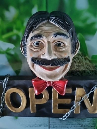 Open/Closed Shop Barber Sign