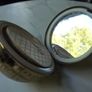 Rare Vintage 1950s Pygmalion Globe Powder Compact, Gilt World Map, Original Sifter and Puffer. Unused Condition. Image 7