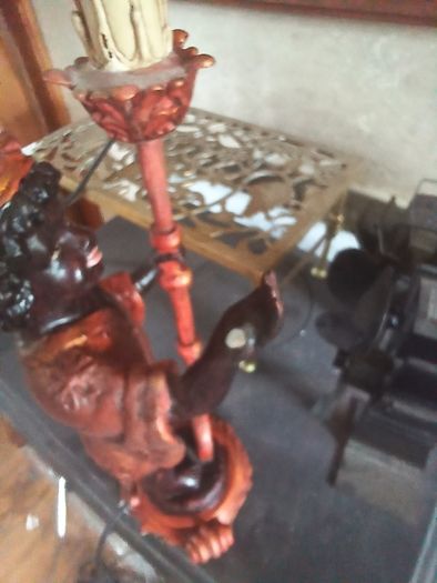 vintage blackamoor lamps