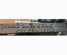 vintage extra large cast sign Thomas Smith