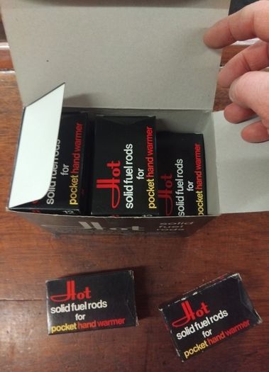 14 boxes of solid fuel rods