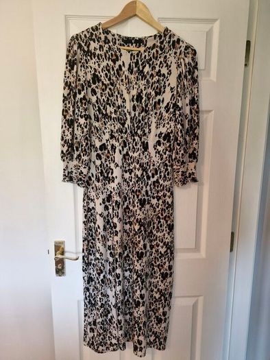 Animal print jersey dress Size 12