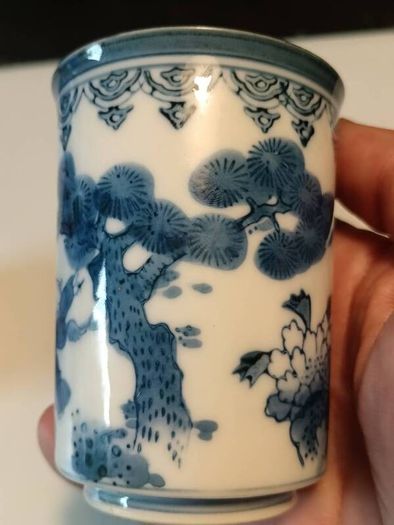 2 X Vintage Karako Nabeshima Hand painted Cups