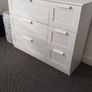 White chest of drawers Image 2