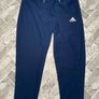 BNWT ADIDAS AEROREADY Mens Navy Tracksuit Bottoms Size Medium Image 6