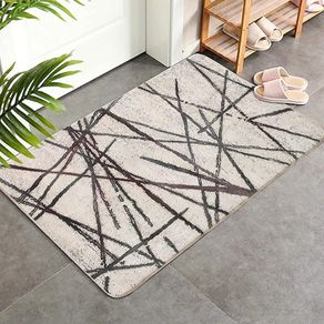 Area Rugs Living Room Rugs Bedroom Rug Modern Short Pile Rugs Artistic Bohemian Rugs Abstract Geometric Straight Line Pattern Carpets Non-slip Large Rug MULTIPLE COLOURS AVAILABLE (FREE POSTAGE)