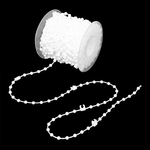 Vertical Blind Bottom Chain for 3.5 Inch/ 89 mm Slats 10 Meter Free Chain Cord Connector