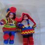 Native Costume Dolls x 2 For Sale Image 5