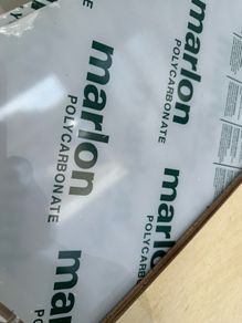2 polycarbonate sheets 5ft x 8ft x 5mm