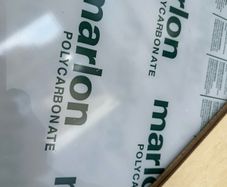 2 polycarbonate sheets 5ft x 8ft x 5mm