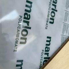 2 polycarbonate sheets 5ft x 8ft x 5mm