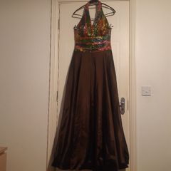 stunning full length gown from the Tony Bowels Evening Collection.