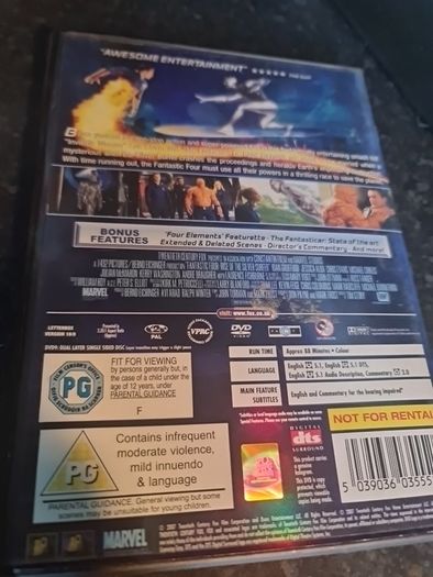 Fantastic 4 Silver surfer DVD